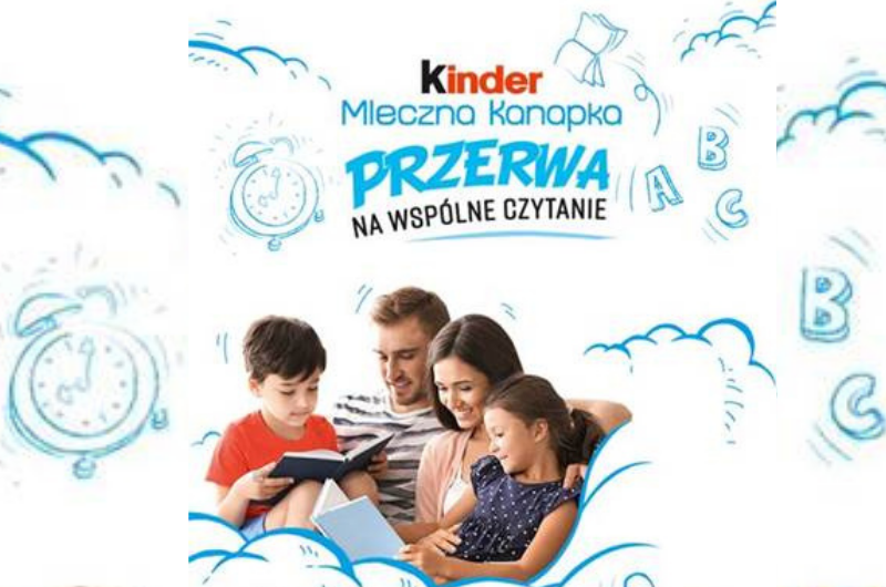 Przerwa na czytanie. Kinder Mleczna Kanapka